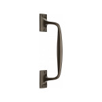 M Marcus Heritage Brass Cranked Design Face Fixing Pull Handle 253mm length